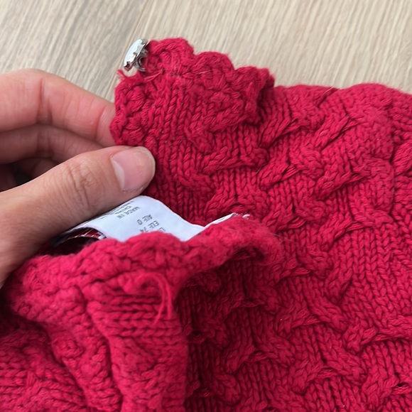 Tahari Baby sweater dress + tights set 6-9 months - Picture 5 of 5